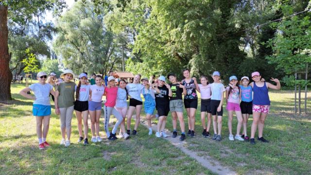 Hétfőn sportnapoztunk
